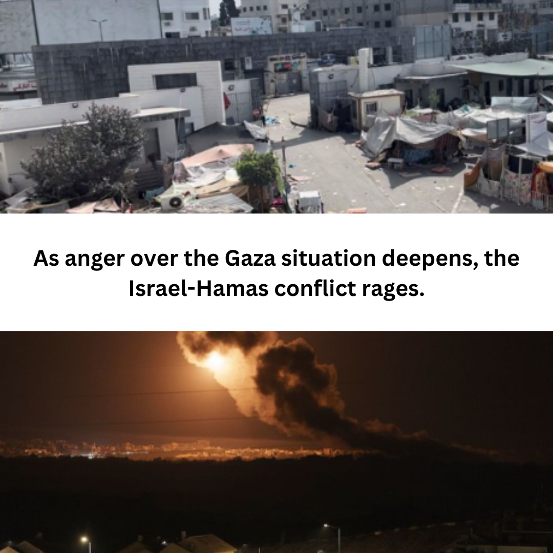 As anger over the Gaza situation deepens, the Israel-Hamas conflict rages.