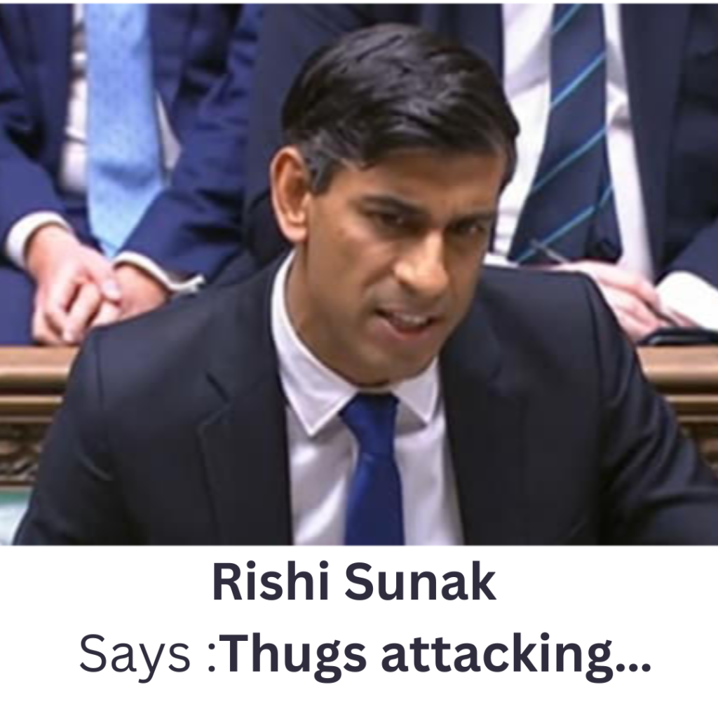 Rishi Sunak furious over violence during pro-Palestine rally in UK